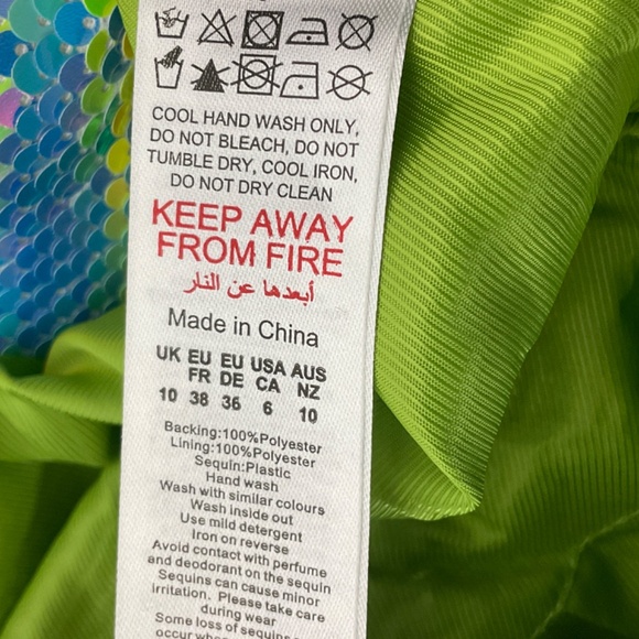 Nasty Gal Fringe Sequin Romper NWT - Picture 8 of 10